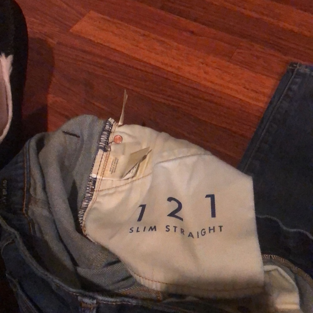 Lucky brand men’s jeans 121 slim straight NWOT